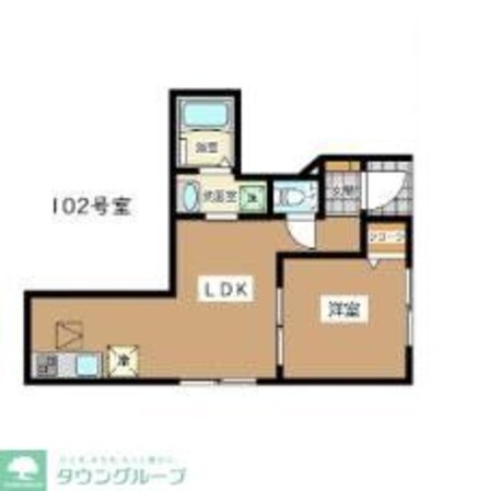 ケルス板橋の物件間取画像